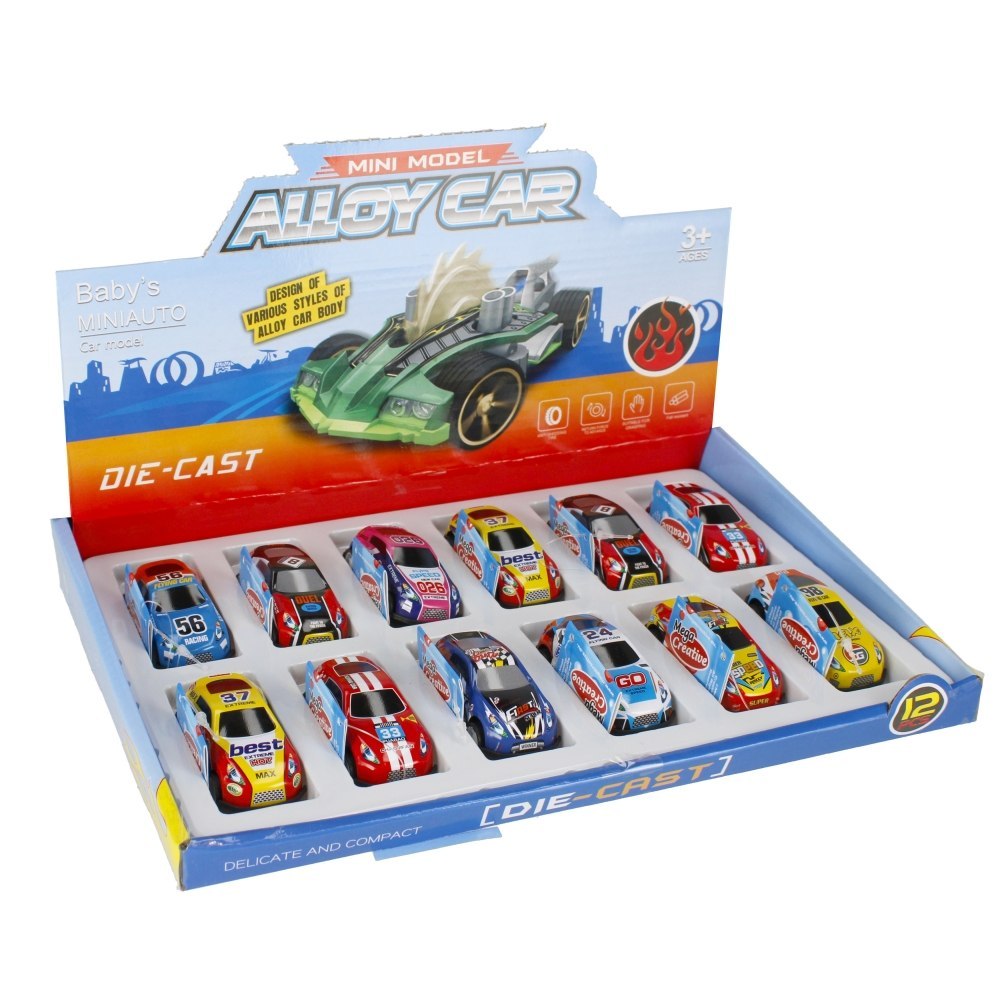 RACING CAR METAL 7 CM MIX MEGA CREATIVE 510450 MEGA CREATIVE